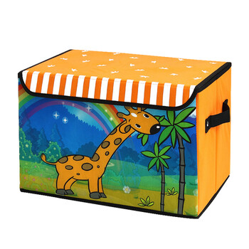 牛津布衣服收纳箱内衣物整理箱 装书本卡通收纳盒折叠大号储物箱