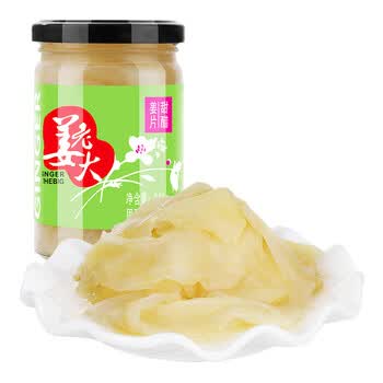 姜老大寿司姜片240g 生姜片糖姜片甜醋姜片醋泡姜寿司食材咸菜小菜 图片价格品牌报价 京东