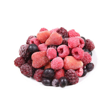 新鲜速冻红树莓蓝莓黑莓草莓混合莓果四件起售500g/件