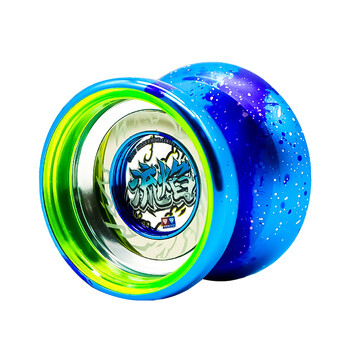 悠悠球玩具火力少年王6悠风三少年溜溜球儿童 金属花式溜溜球-流焰