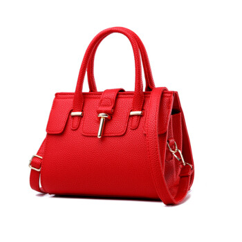 女士皮包红色包包手提包时尚新娘包大包单肩斜跨包 大红 大号