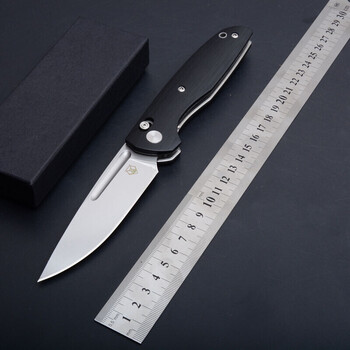 d2钢手工刀弹簧钢刀具 折叠刀折刀 匕手刀具手刺腰小刀 甩蝴蝶打开刀