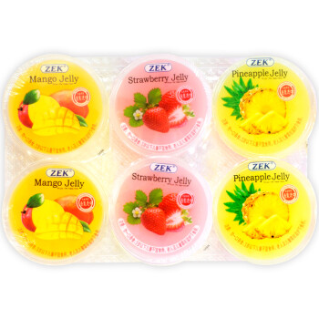 Zek品牌混合水果味果冻价格走势及口感评测
