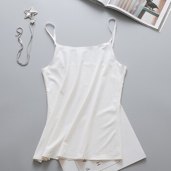 白色裹胸美背抹胸性感吊带长款背心打底防走光学生运动内衣女 白色
