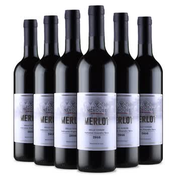 海外直采 意大利进口 威尼斯 2016年 干型 红葡萄酒 750ml*6瓶装 白色