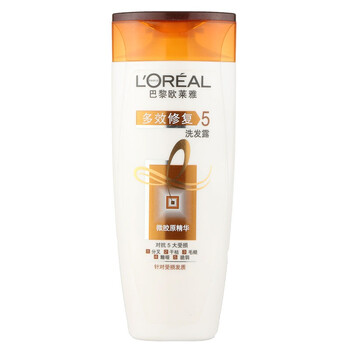 
                                        
                                                                                欧莱雅（LOREAL）多效修复洗发水200ml（滋养修复强韧修复受损滋养洗发露）（新老包装随机发货）                