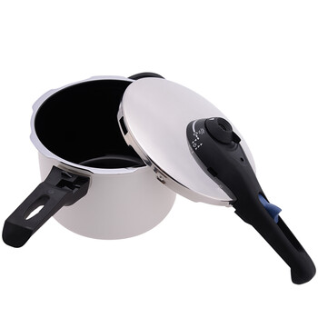 Kochstar考斯达 德国进口珐琅搪瓷压力指示器高压锅 6L 22cm 白色