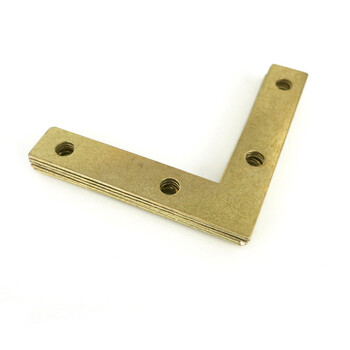 千水星5110铜角码l型弯角铁片diy科技小制作边框木板木条连接固定铁片