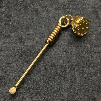铜挖耳勺掏耳朵神器单个装采耳工具耳朵清洁器吸耳屎耳扒 挖耳勺 莲蓬