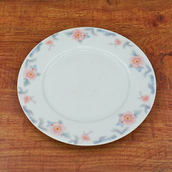 御壶堂陶瓷盘子家用6个6英寸碟子小平盘吐骨头碟小吃盘凉菜碟菜盘西餐