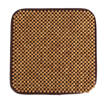 坐垫单片 透气夏季香樟木凉垫 夏天珠子座垫单座按摩通风 橄榄木-防滑