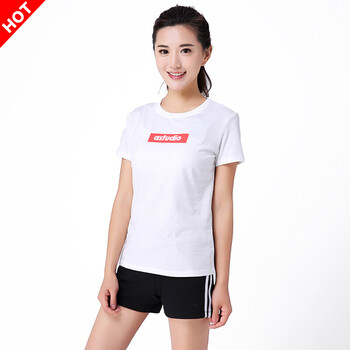 安踏女装运动套装2018夏季新款透气短袖t恤舒