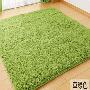 卡比特 客厅地毯沙发垫出口地毯 北欧现代卧室床边毯榻榻米 草绿色