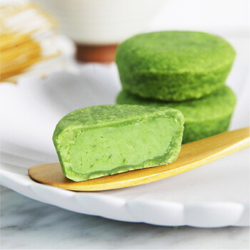 抹茶零食 乳酪夹心芝士手工曲奇饼干糕点早餐食品小点心138g
