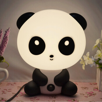 卧室起夜宝宝喂奶床头灯插电夜光 功夫熊猫led灯泡