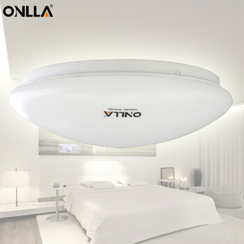 昂莱/ONLLA 过道吸顶灯具卧室阳台玄关吸顶灯 现代简约圆形负离子净化吸顶灯 30CM 18W白光