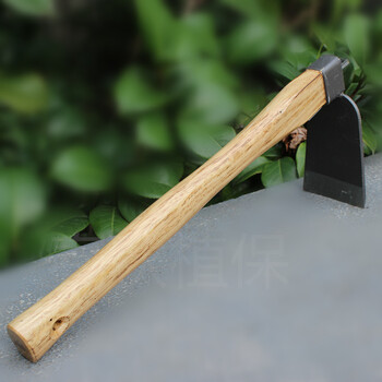 苏购园艺小锄头 园艺工具 种植工具 木柄锄 家用锄0.5公斤nz