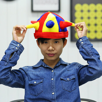 201新款8足球创意帽子巴西德国运动会酒吧派对加油球迷助威道具 6角帽