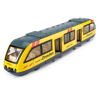 卡威玩具】合金火车模型高铁玩具儿童玩具城市地铁轻轨惯性合金玩具蒸汽 