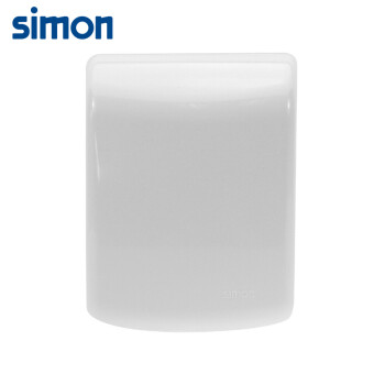 西蒙(SIMON)插座防溅盒 86*86型开关防溅面罩 浴室五孔插座防水盒 白色 S155