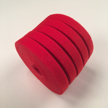 贴捆绑带电线捆扎带电缆集线理线器魔力扣整理收纳带扎线束带 红色 30