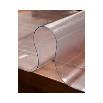 透明塑料茶几软玻璃 透明保护膜饭桌长方形摆设插花折叠花瓶隔热电视