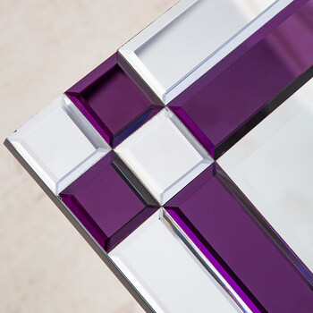 紫色玻璃镜框55*161 其他