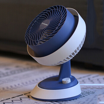 日本空气循环扇涡轮风扇对流风扇台式换气电风扇家用 蓝色