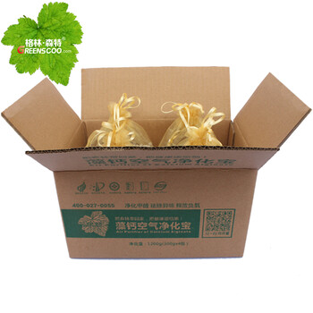 格林·森特 藻钙装修除甲醛空气净化宝 300g*4袋/箱 新房装修家具去除甲醛苯油漆味