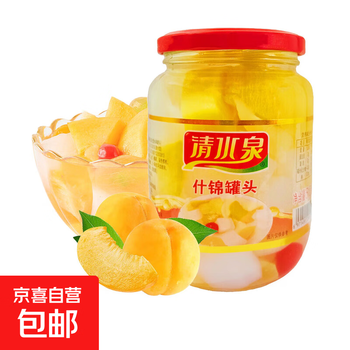 清水泉什锦罐头510g 1瓶 什锦