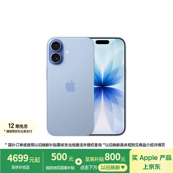 Apple/苹果 iPhone 17 256GB 青雾蓝色 支持移动联通电信5G 双卡双待手机