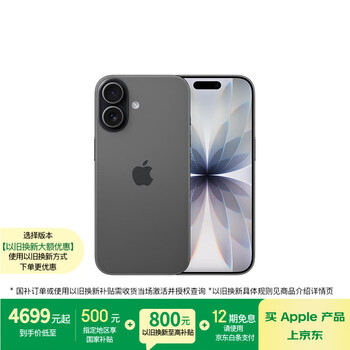 Apple/苹果 iPhone 17 256GB 黑色 支持移动联通电信5G 双卡双待手机