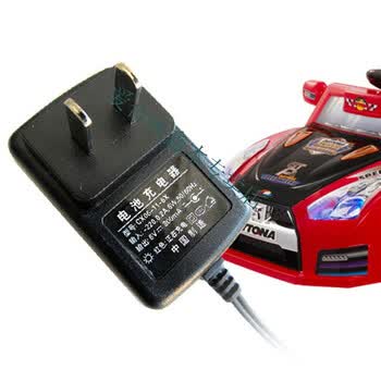 爱合伙儿童电动车充电器6v电源适配器玩具童车摩托车800ma600充电器