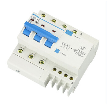 dz47le dz47-63 空气开关 漏电断路器 空开漏电1p n 2p 3p 4p家用 63a