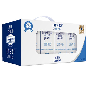 
                                        
                                                                                蒙牛 特仑苏低脂牛奶 送礼推荐 250ml*12 礼盒装                
