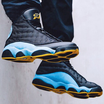 nike air jordan13 hornets aj13 保罗pe黄蜂 主场 客场 黑蓝823902