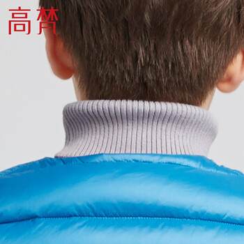 高梵 童装新品羽绒马甲童装棉背心初冬羽绒服 235A 宝蓝 150/XXL