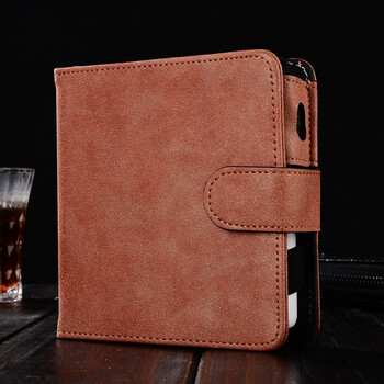 抖音二三代电子烟保护套万宝路百乐门烟弹皮套收纳壳配件 磨砂咖啡色