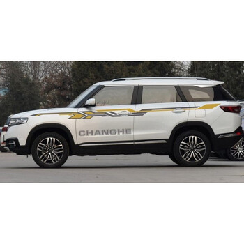 北汽昌河q7车贴拉花 车身彩条装饰改装汽车贴纸配件用品 q35 q25 a款