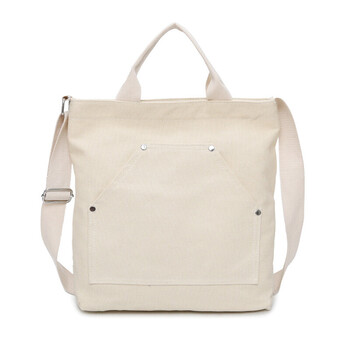 白色帆布包女斜挎包单肩韩国简约百搭学生韩版文艺布袋包liy8.