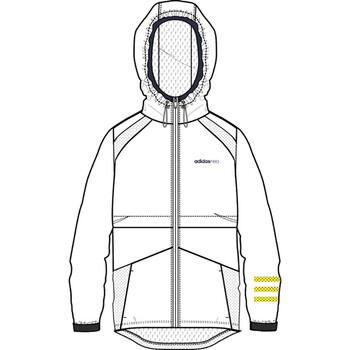 阿迪达斯neo男装 2018秋季新品运动透气防风连帽夹克外套dm2159 dm2
