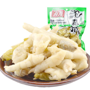 有友泡椒凤爪山椒味180g泡椒鸡爪鸡脚 重庆特产_现价-1元