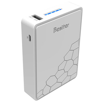 
                                        
                                                            倍斯特（Besiter）10000毫安 移动电源/充电宝 智能便轻小巧 双USB输出 带电量显示 苹果/安卓通用 0137DA                