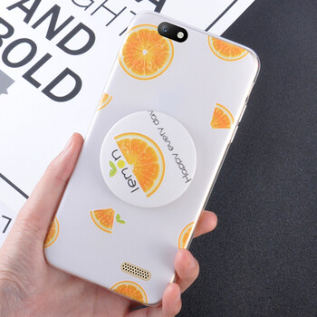 朵唯doov v15手机壳逆客v15全包边软硅胶防摔套小清新柠檬男女款 转盘