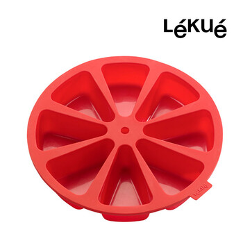 
                                        LEKUE/乐葵 烘焙工具 八分司康三角形蛋糕模具 不粘硅胶烤箱模具                