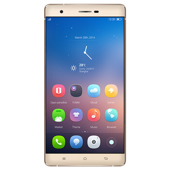 大Q手机 Q3(P9) 智能手机 移动4G 双卡双待 指纹识别 金色