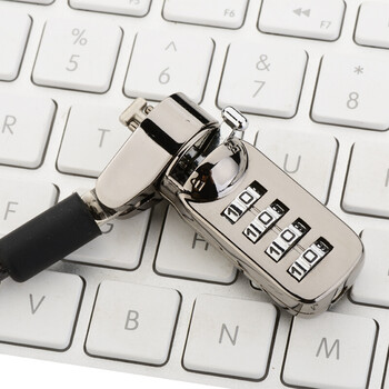 嘉仕杰加粗防剪钢锁头密码型笔记本手提电脑锁联想华硕戴尔宏基