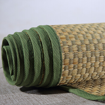 5米花席蔺草席床席床品草编凉席折叠水草草席ei 草凉席 1.8m(6英尺)床