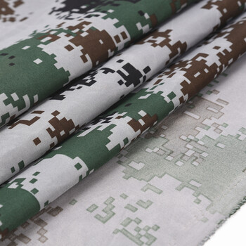 迷彩服面料 迷彩装饰 迷彩布料军训服 军迷 林地迷彩