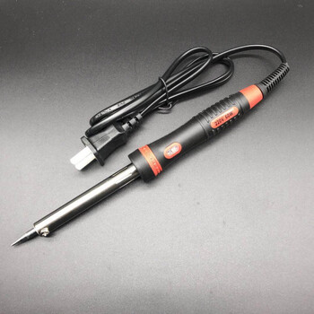 无铅木柄纯紫铜电烙铁大功率外热纯铜头75w100w150w 200w300w 小功率